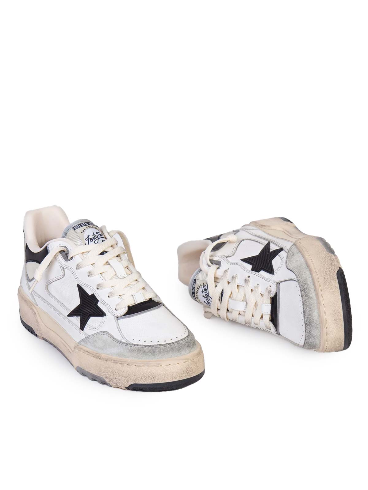 white Golden Goose Forty2 sneakers | Quaranta Boutique
